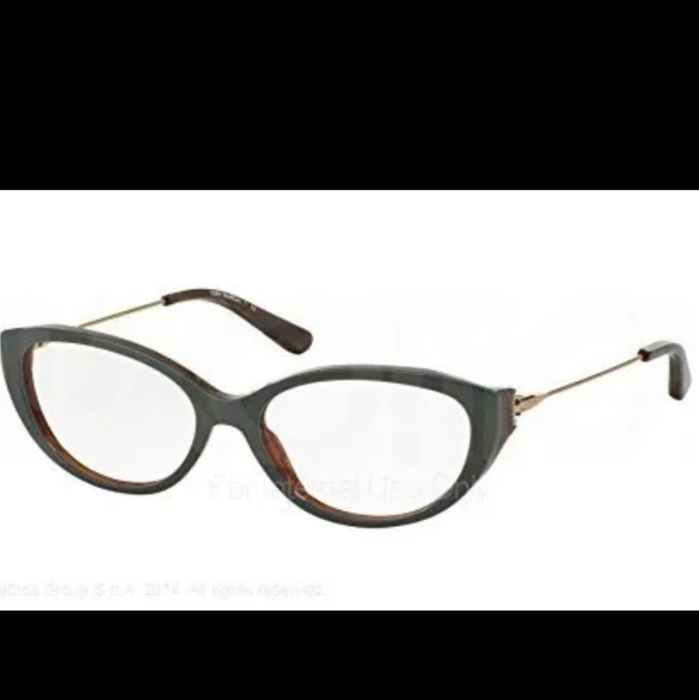 Tory Burch Eyeglasses TY2048 1356 Olive Horn Designer Luxury Celebrity #63